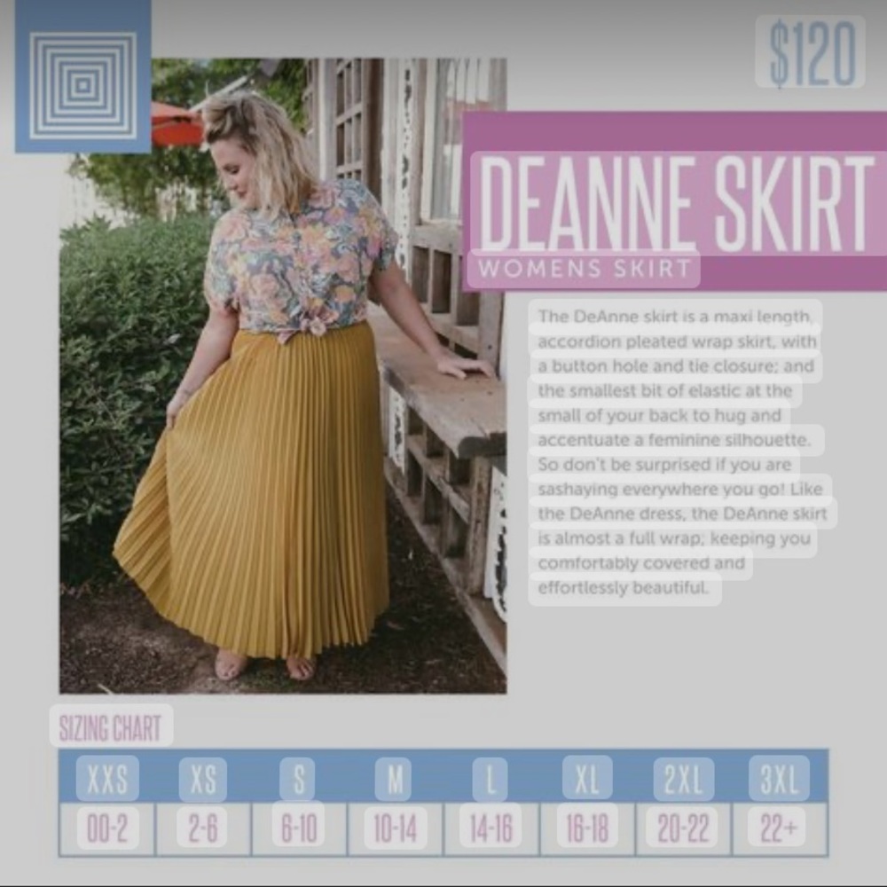 3xl solid black lularoe Deanne wrap skirt